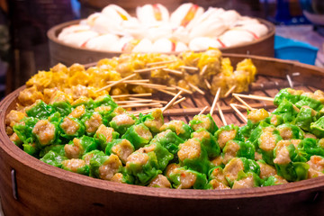 dim sum, dim sum in bamboo steamer, chinese cuisine, Type of Chinese Steamed Dumpling