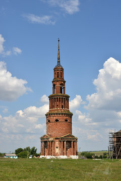 belfry rural in the Russia