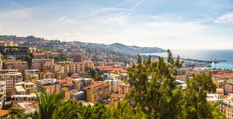 Fototapeta na wymiar Panoramic view of San Remo