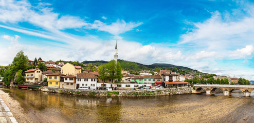 Fototapeta na wymiar Historic centre of Sarajevo