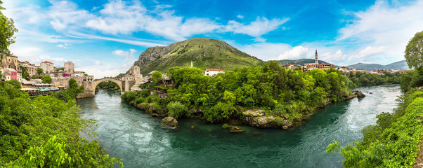 Naklejka na ściany i meble The Old Bridge in Mostar