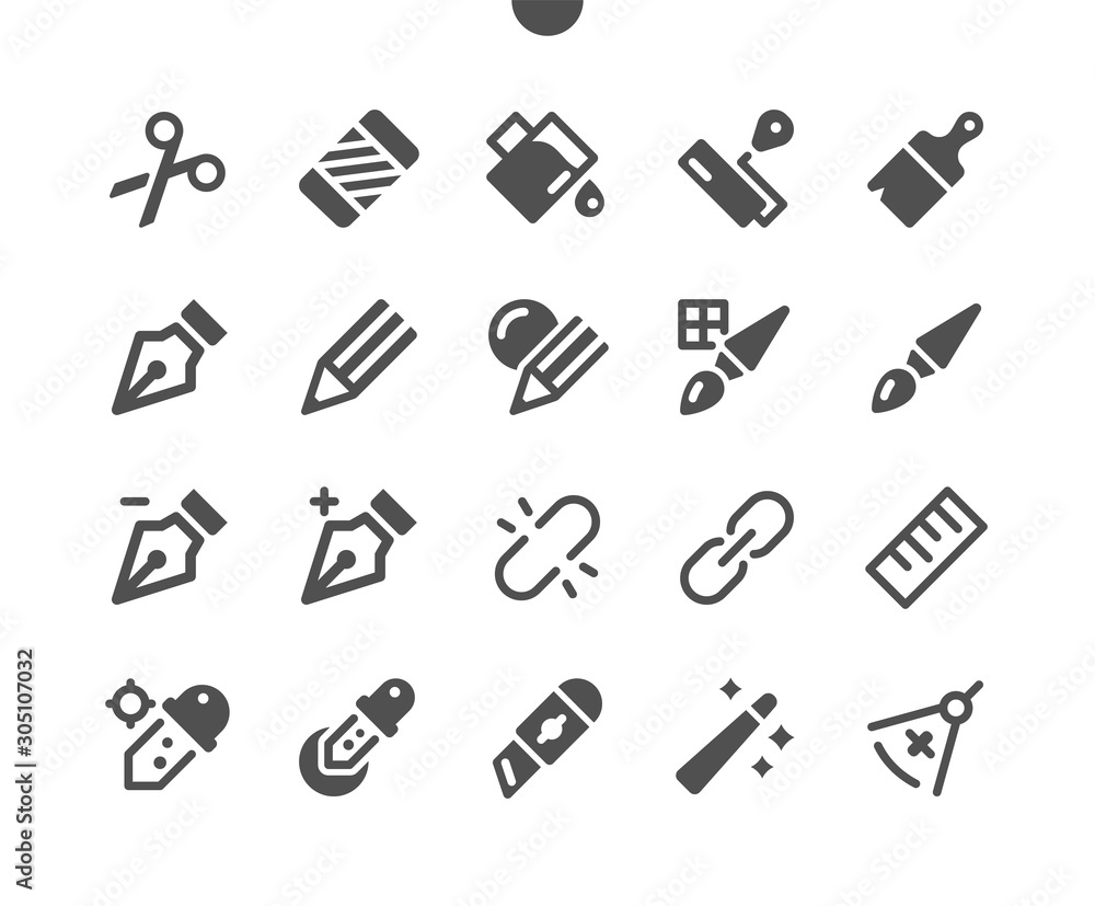 Poster design v2 ui pixel perfect well-crafted vector solid icons 48x48 ready for 24x24 grid for web graphi
