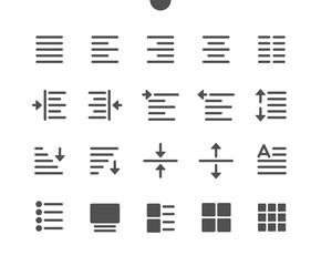 Edit text v1 UI Pixel Perfect Well-crafted Vector Solid Icons 48x48 Ready for 24x24 Grid for Web Graphics and Apps. Simple Minimal Pictogram - obrazy, fototapety, plakaty