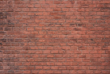 The old red brick wall 