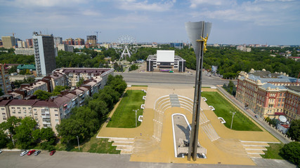 Russia. Rostov-on-Don. Memorial complex in honor of the liberation of Rostov-na-Donu. Theatre...