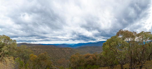 valley through the mountains