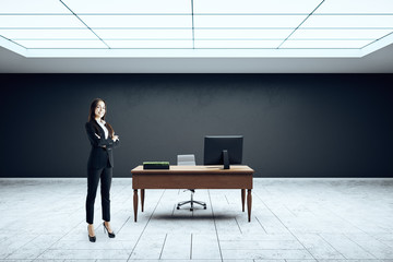 Businesswoman in modern office