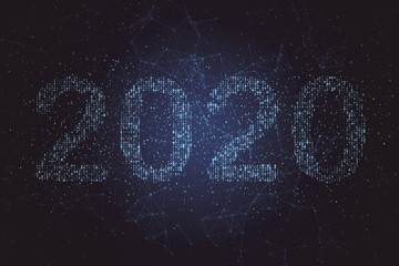 Text number 2020 new year