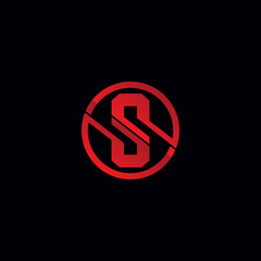 S letter vector logo design