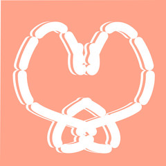 Unique and Cute Love Logo 