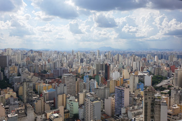 Fototapeta na wymiar Sao Paulo skyline