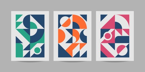 Geometric cover background