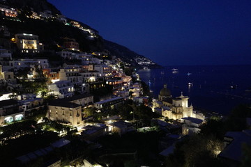 Positano at night