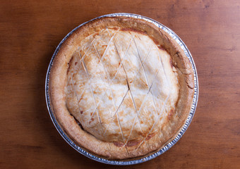Homemade delicious salmon pie