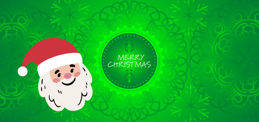 Christmas green background design