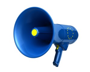 EU旗のメガホン