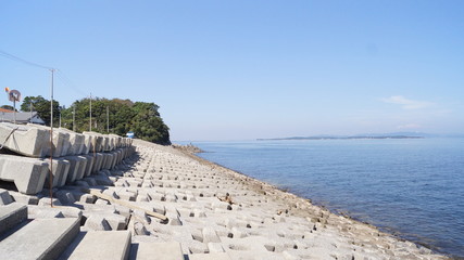 Fototapeta premium 海との境界