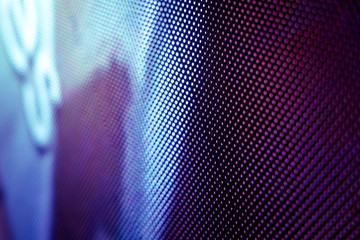 CloseUp LED blurred screen. LED soft focus background. abstract background ideal for design.