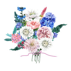 A bouquet of flowers for design