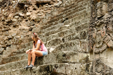 Central America, Copan ruins in Honduras