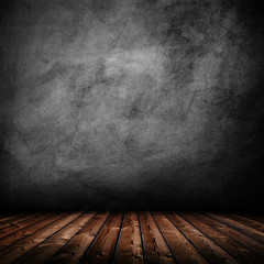 empty interior room with grunge wall