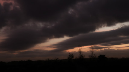 beautiful sky view in the sky