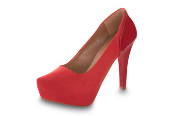 Sapato feminino salto alto vermelho