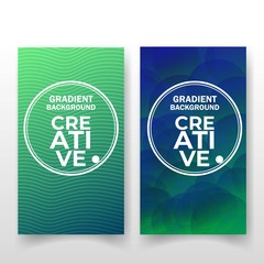 Modern banner background futuristic style with gradient color