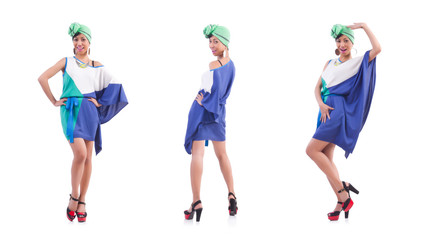 Obraz premium Girl preparing for summer vacation