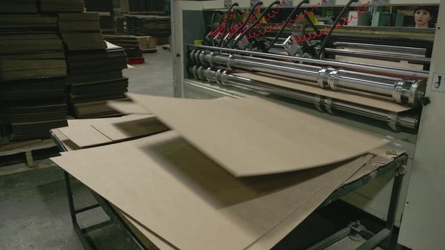 carton box making process paper mill factory