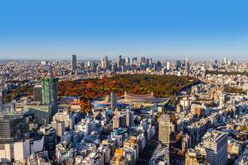 Fototapeta premium 東京新宿の風景Scenery of Japan in Tokyo Shinjuku 