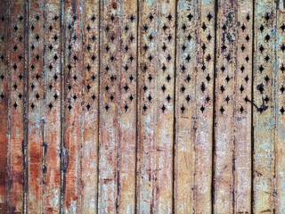 rusty corrugated metal background