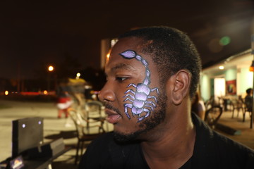 man with facepaint