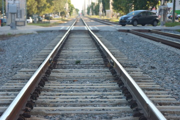 Fototapeta na wymiar railway tracks 