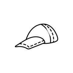 Fototapeta premium sport cap accessory isolated icon