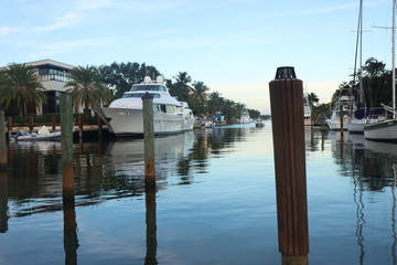 boats in harbor