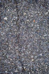 Gray concrete stone surface with cracks