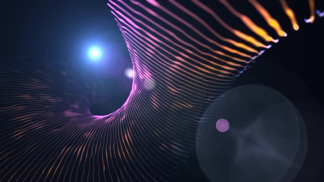 Abstract Particle Background