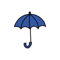 umbrella protection fill style icon