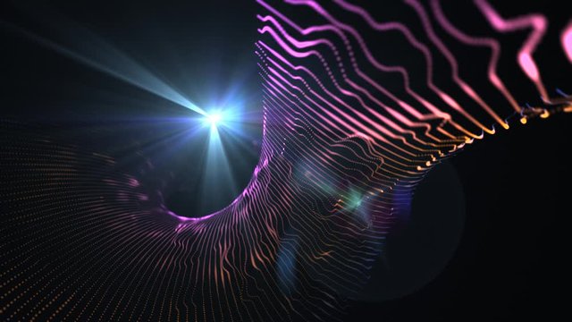 Abstract Particle Background