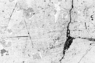 Texture of a concrete wall with cracks and scratches which can be used as a background