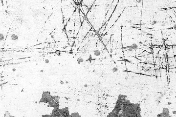 Texture of a concrete wall with cracks and scratches which can be used as a background