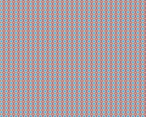 Pink green violet repeated textile pattern, red and blue pattern