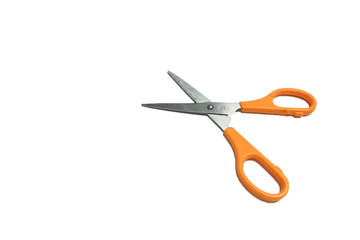 Isolated scissors on white background