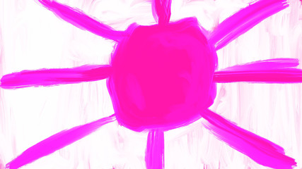 Colorful abstract country flag painting background. Digital painting with flow brush stroke. France flag.