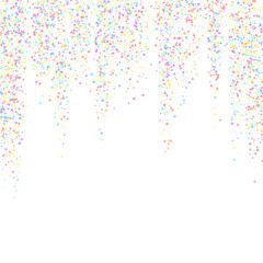 Festive confetti. Celebration stars. Colorful star