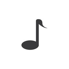 music note icon vector illustration
