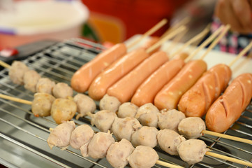 fish ball and sausage