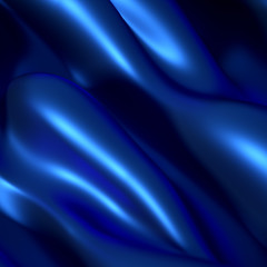 Luxury background with metal drapery fabric. 3d illustration, 3d rendering.