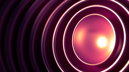 Geometric background. 3d illustration, 3d rendering.